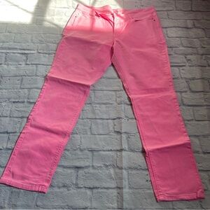 New York & Company Neon Pink Skinny Pants